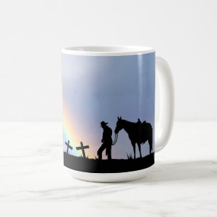 Cowboy Gebet Kaffeemaschine Tasse