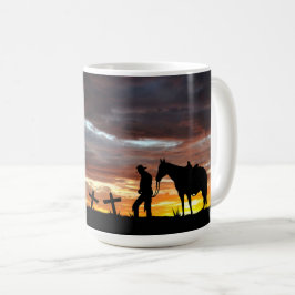 Cowboy Gebet Kaffeemaschine Tasse