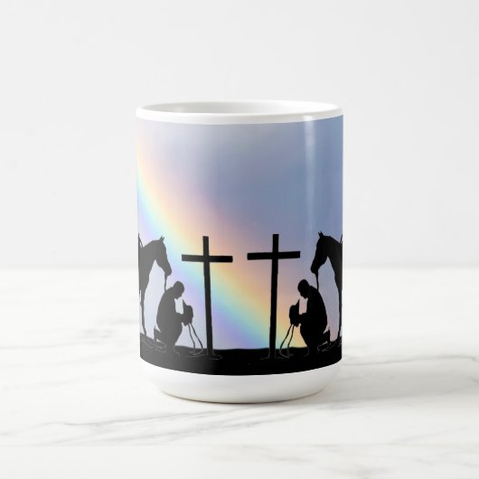 Cowboy Gebet Kaffeemaschine Tasse (Mittel)