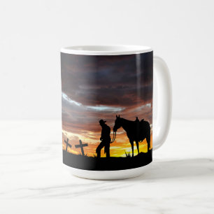 Cowboy Gebet Kaffeemaschine Tasse