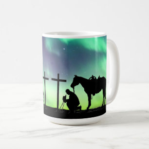 Cowboy Gebet Kaffeemaschine Tasse