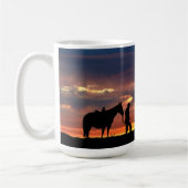 Cowboy Gebet Kaffeemaschine Tasse (Links)