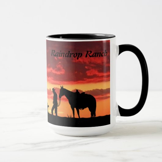 Cowboy-Gebets-Kaffeetasse Tasse (Rechts)