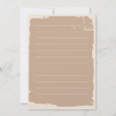 Cowboy-Geburtstag Einladung (Rückseite)