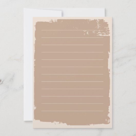 Cowboy-Geburtstag Einladung (Rückseite)