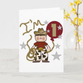 Cowboy Geburtstagsgeschenke und Geschenke Karte (Gelbe Blume)