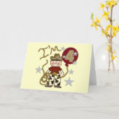 Cowboy Geburtstagsgeschenke und Geschenke Karte (Gelbe Blume)