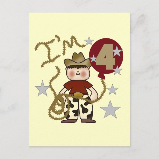 Cowboy Geburtstagsgeschenke und Geschenke Postkarte (Vorderseite)