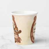 Cowboy Geburtstagsjungpferd in einem Hut Pappbecher (Links)