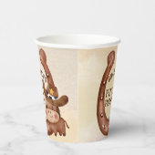 Cowboy Geburtstagsjungpferd in einem Hut Pappbecher (Rechts)