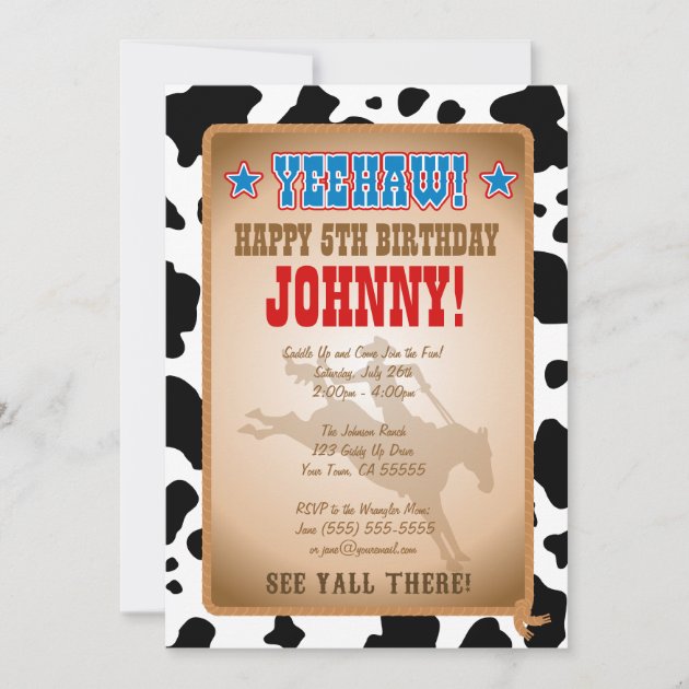 Saypacck Cowboy-Geschenktüten „My First Rodeo“ – 25 Stück, 14x6x12 Cm, Mit Griffen Für Kindergeburtstag
