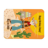 Cowboy-Geburtstagsparty Magnet (Horizontal)
