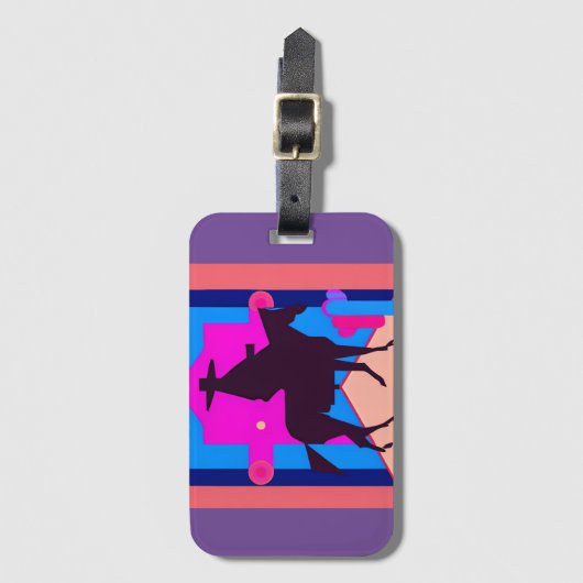 Cowboy Gepäckanhänger (Vorderseite Vertikal)