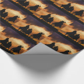 Cowboy-Geschenkpackung Geschenkpapier (Ecke)