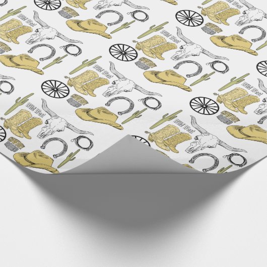 Cowboy Geschenkpapier (Ecke)