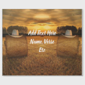 Cowboy Geschenkpapier (Flach)