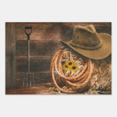Cowboy Geschenkpapier Set (Vorderseite 3)