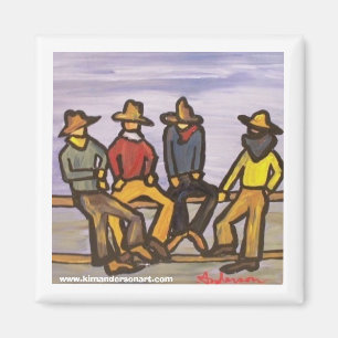 Cowboy-Gesprächs-Magnet Magnet