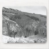 Cowboy getrennt von seiner Herde Mousepad (Vorne)