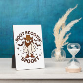 Cowboy Ghost Cowhide Boot Scooting Spooky Western Fotoplatte (Seite)