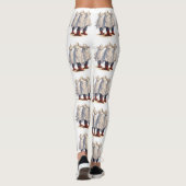 Cowboy Ghosts Rootin Tootin Western Halloween Leggings (Rückseite)