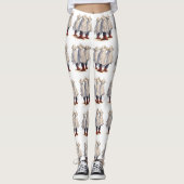 Cowboy Ghosts Rootin Tootin Western Halloween Leggings (Vorderseite)