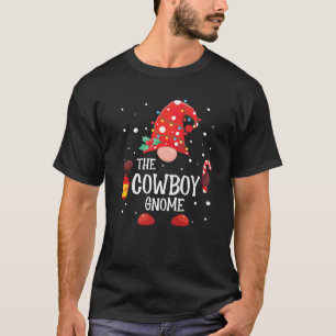 Cowboy Gnome Matching Family Weihnachtsgenom P T-Shirt