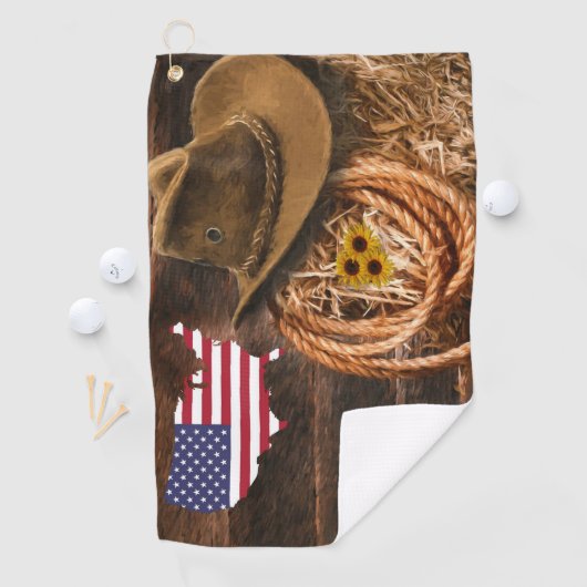 Cowboy Golfhandtuch (Insitu)