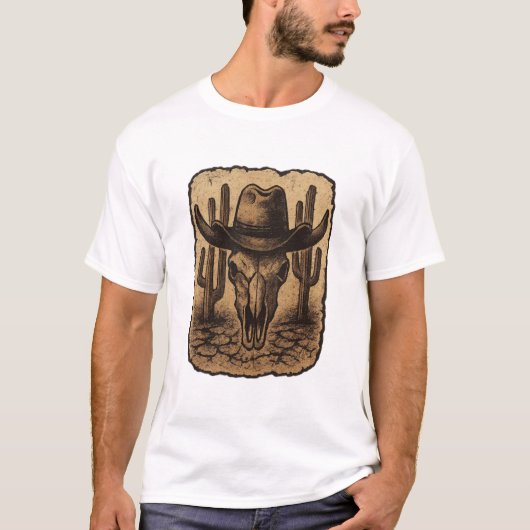 Cowboy Graphic T-Shirt (Vorderseite)