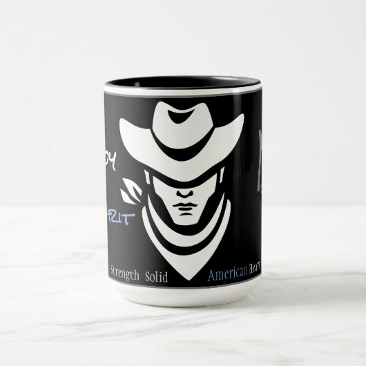 Cowboy Grit-Tasse Tasse (Zentrum)