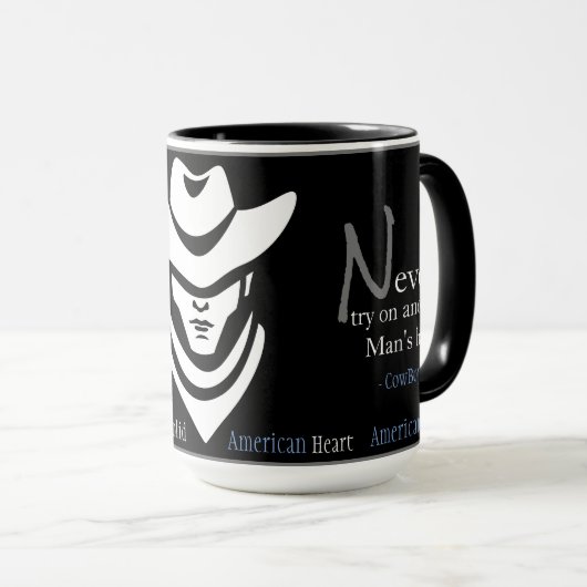 Cowboy Grit-Tasse Tasse (VorderseiteRechts)