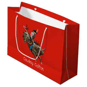 Cowboy Große Geschenktüte