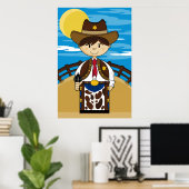 Cowboy Gunslinger Poster (Heimbüro)