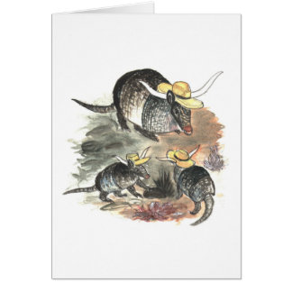 Cowboy-Gürteltier-Familie