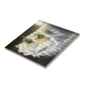 Cowboy hält seinen Hut Fliese (Seite)