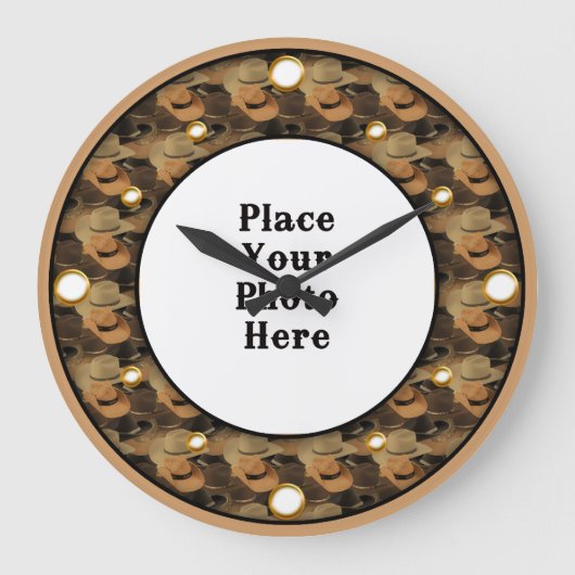 Cowboy hasst die Uhr am Foto (Vorderseite)