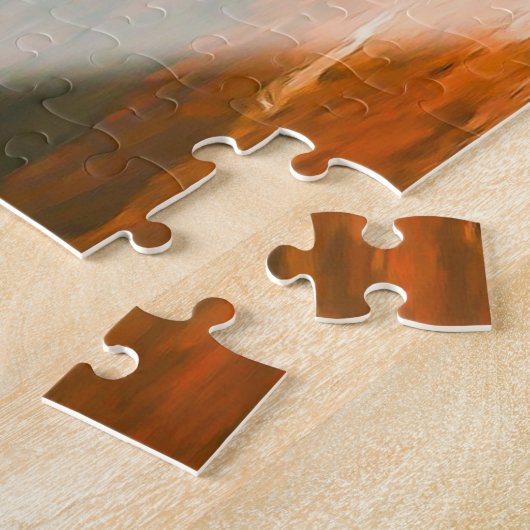 Cowboy Hat American Flag Sunray Puzzle (Seite)