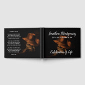 Cowboy Hat and Boots Celebration of Life Gästebuch (Voll)