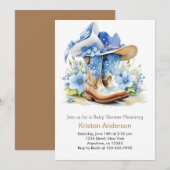 Cowboy Hat and Boots Whimsy Baby Shower Einladung (Vorne/Hinten)
