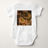 Cowboy Hat Baby Strampler (Rückseite)