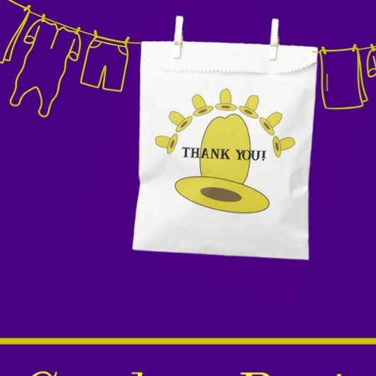 Cowboy Hat Birthday Party Geschenktütchen