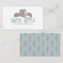 Cowboy Hat Blue Boy Duschbücher für Baby Begleitkarte