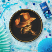 COWBOY HAT & BOOTS PAPIERE TELLER (Party)