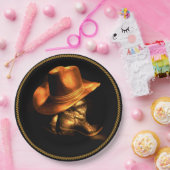 COWBOY HAT & BOOTS PAPIERE TELLER (Party)