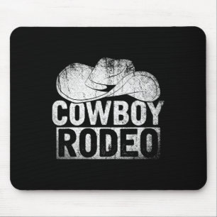 Cowboy Hat Equestrian Geschenk Horseck Riding Rode Mousepad
