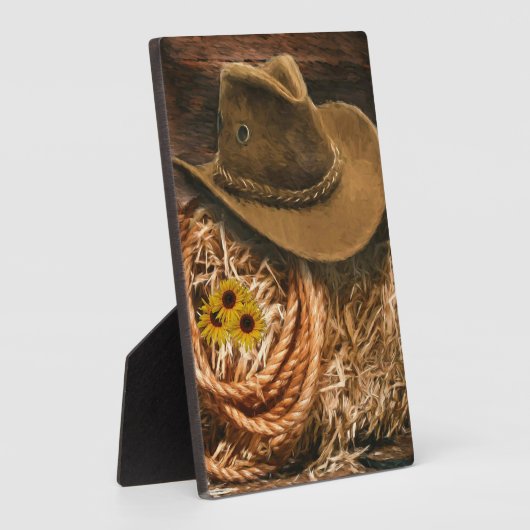 Cowboy Hat Fotoplatte (Seite)