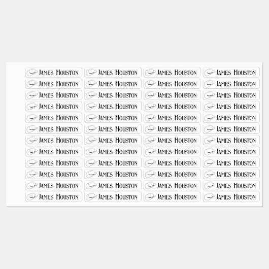 Cowboy Hat für Fabric Crafter oder Künstler Etiketten (Blatt)