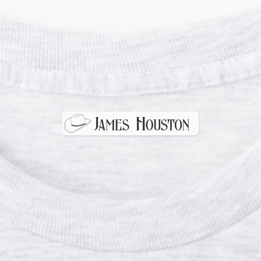 Cowboy Hat für Fabric Crafter oder Künstler Etiketten (Befestigt)