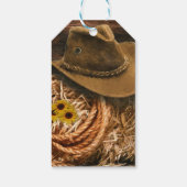 Cowboy Hat Geschenkanhänger (Rückseite)