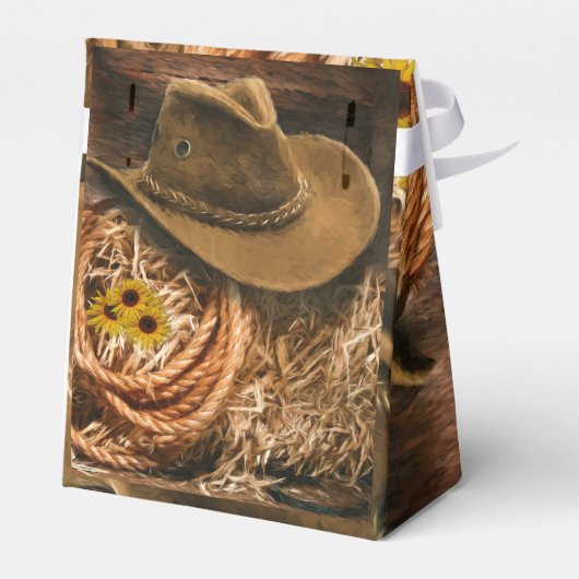 Cowboy Hat Geschenkschachtel (Rückseite)
